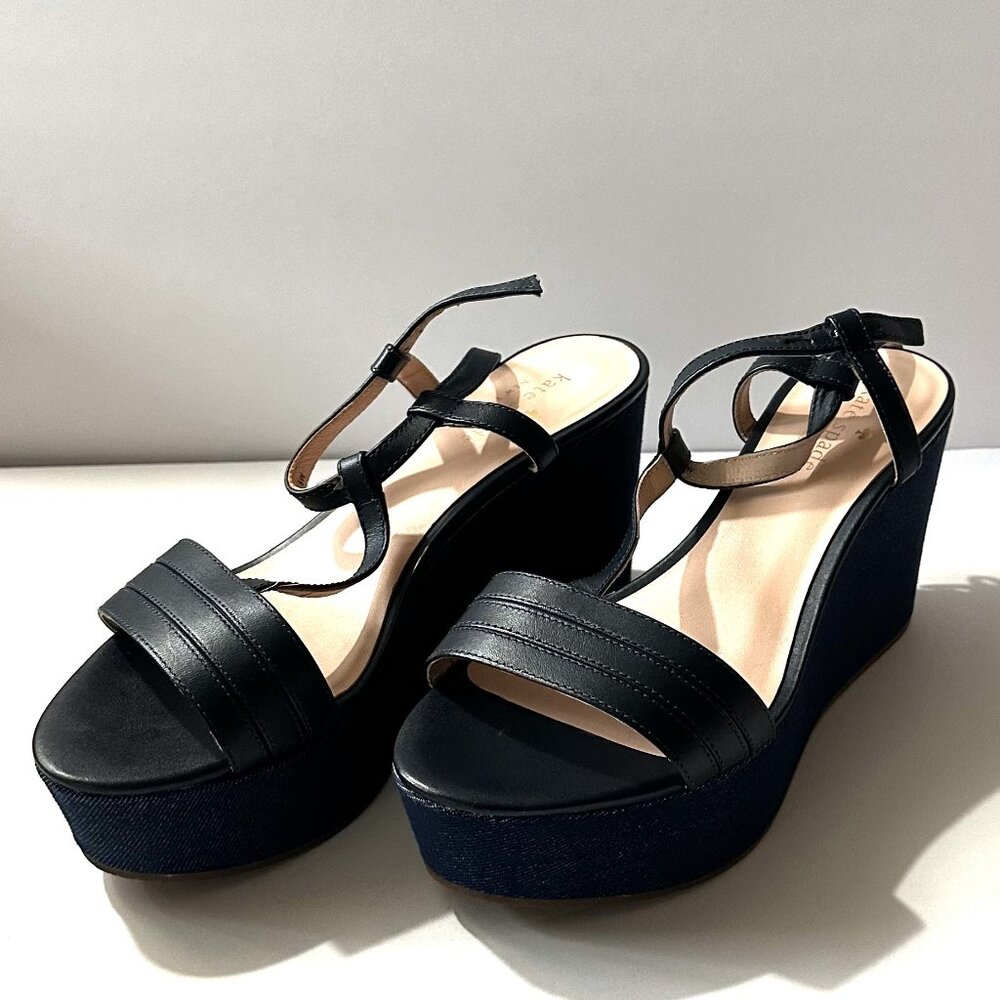 NWOT KATE SPADE NEW YORK Tallin T-Strap Wedge Sandals